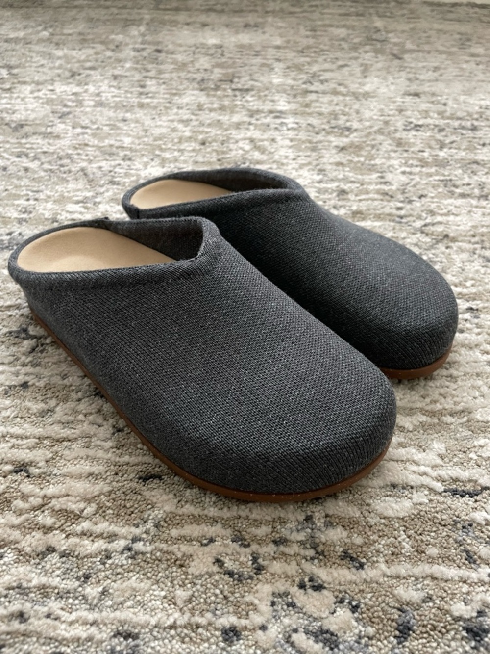 Rothy's The Casual Clog Shoes Merino Wool Medium Gray Size‎ 7 - Picture 2 of 10
